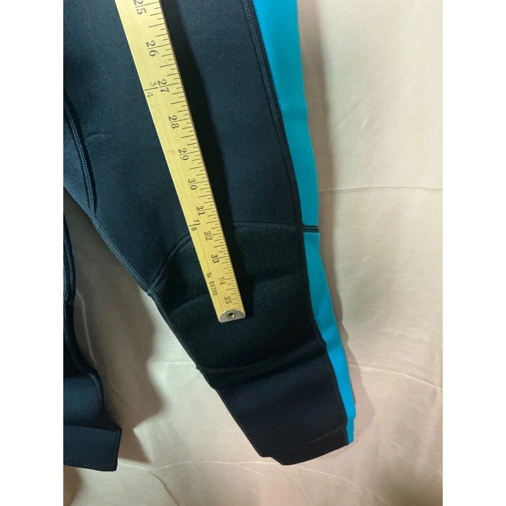 Hevto Wetsuit Kids 14 Black Blue New 3/2mm Neoprene Full Thermal Youth K01-Blue